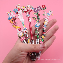 Customization Artistic 5 Pcs Anime Series Rabbit Eye Brushes Kits Alice in Wonderland Makeup Brushes Set For Girls Gift